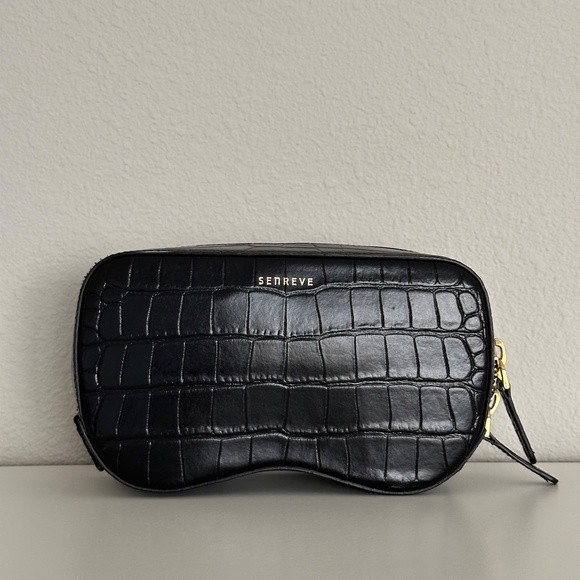 Senreve Coda Belt Bag | Black Croc Emboss - Picture 2 of 10